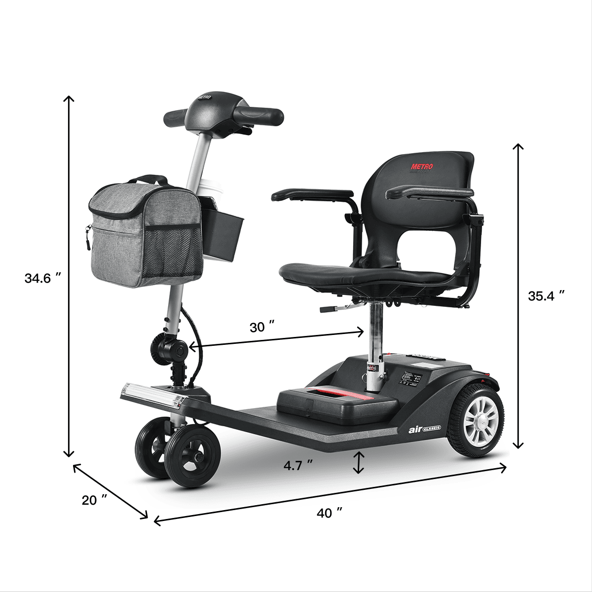 AIR TRAVELLER - Lightweight Foldable Mobility Scooter